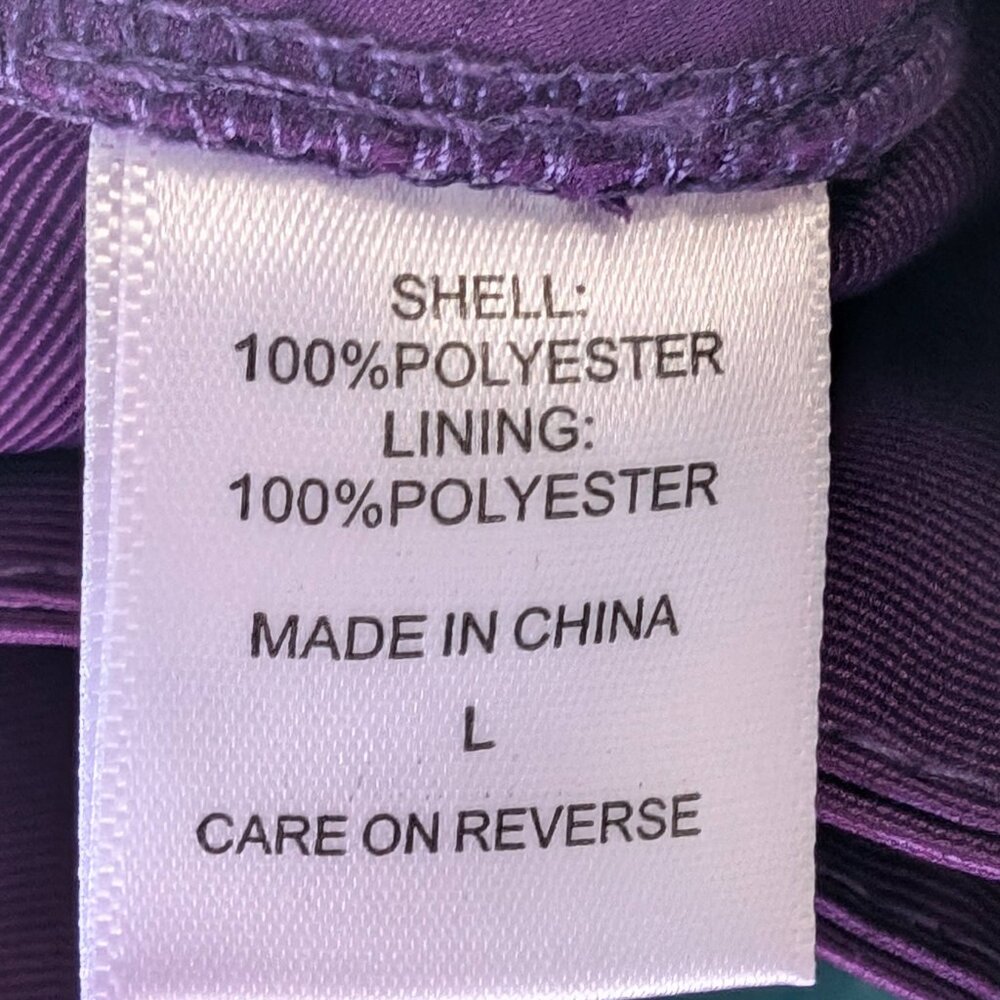 Purple Hi-Lo Maxi Skirt Large Seventh Avenue Design Studio NY&C Brand New - Picture 11 of 16